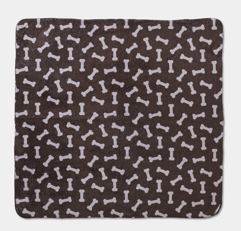 Geometry Plush Dog Towel