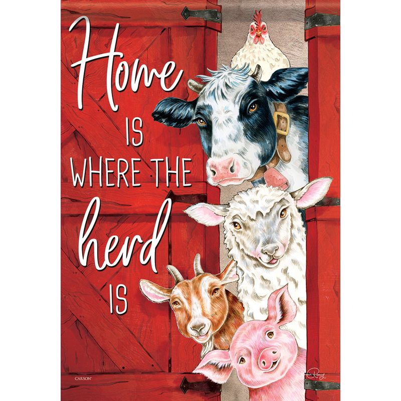 Barnyard Friends Dura Soft Garden Flag