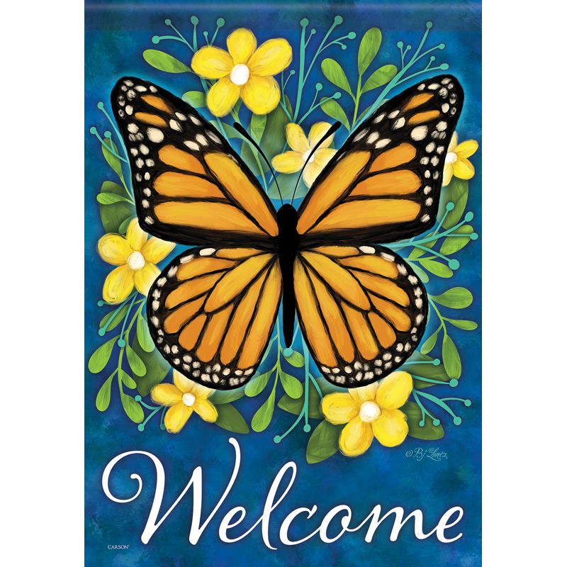 Monarch Morning Dura Soft Garden Flag