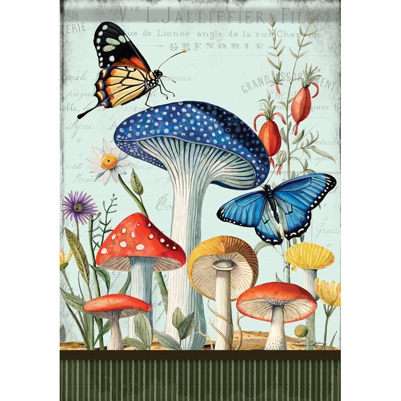 Mushroom Garden Dura Soft Garden Flag