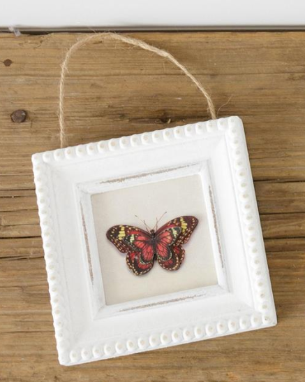 Beaded Mini Frame 3D Butterflies