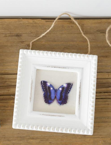 Beaded Mini Frame 3D Butterflies