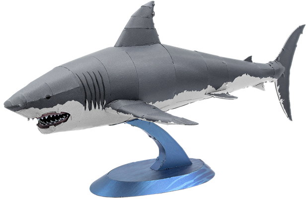 Great White Shark Metal Model