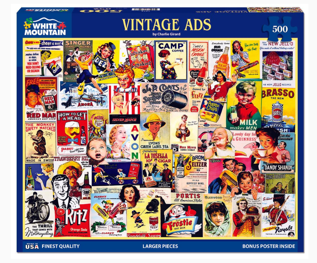 Vintage Ads Puzzle 500