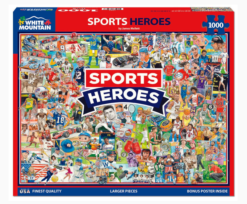 Sports Heroes Puzzle 1000