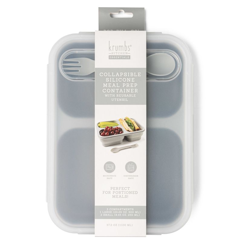 Krumbs Collapsible Silicone Meal Prep Container