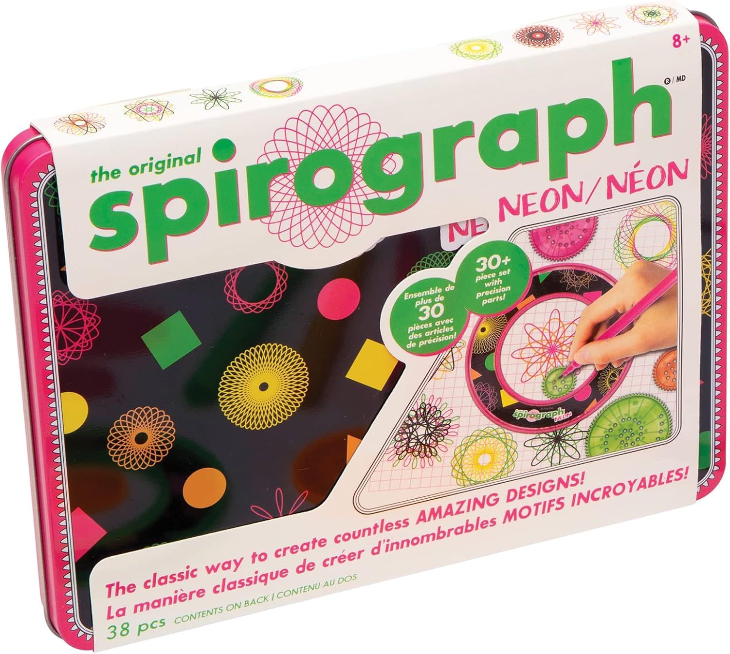 Spirograph Tin Neon