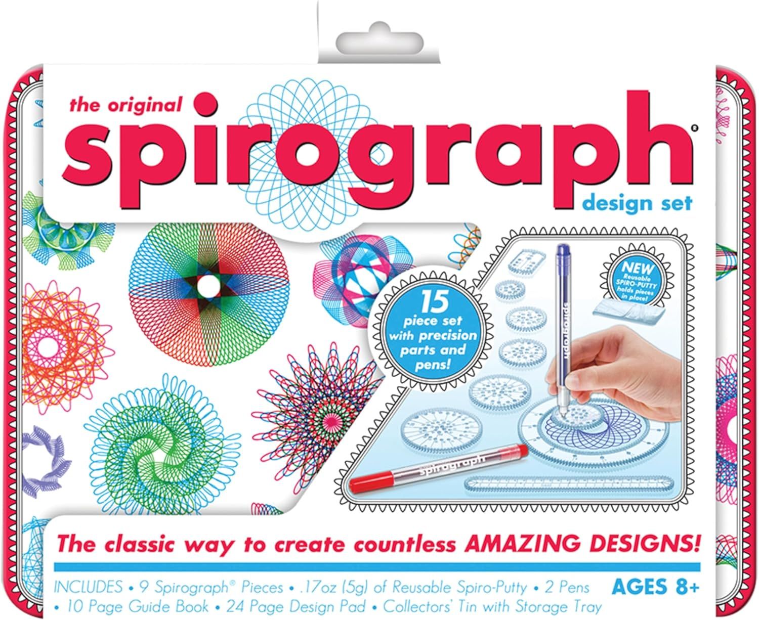 Spirograph Design Tin