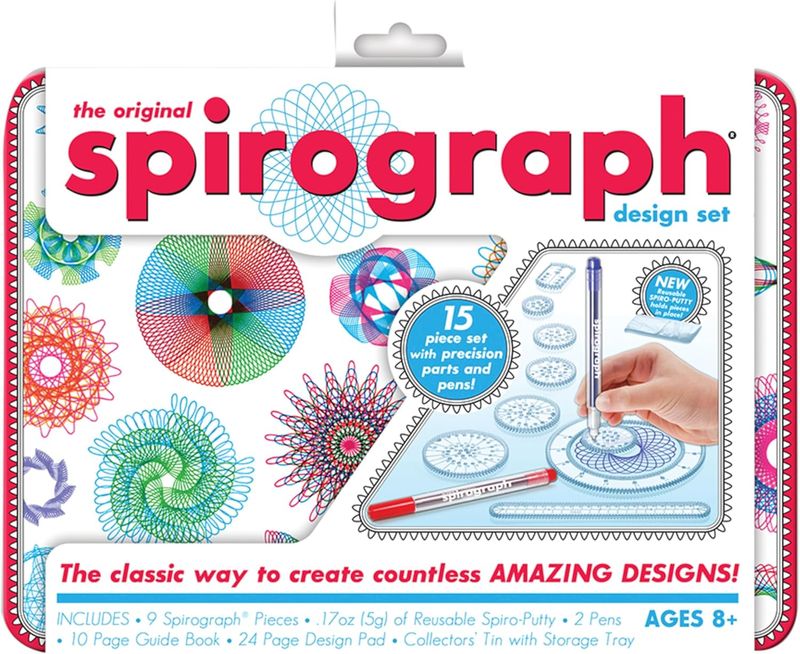 Spirograph Design Tin