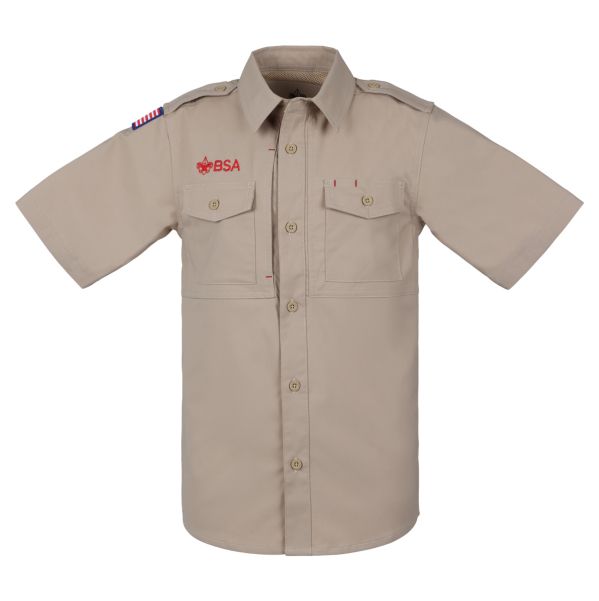 BSA Youth Tan Polyester Shirt