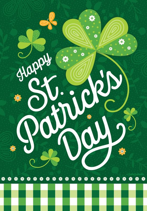 St. Pats Check Flag