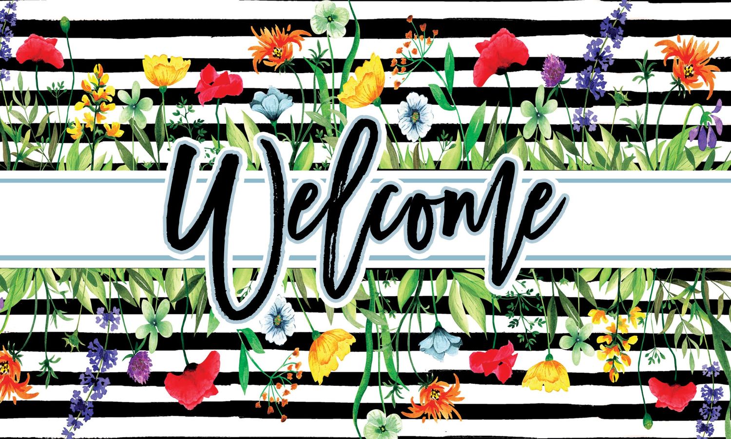 Wildflower Stripes Mat