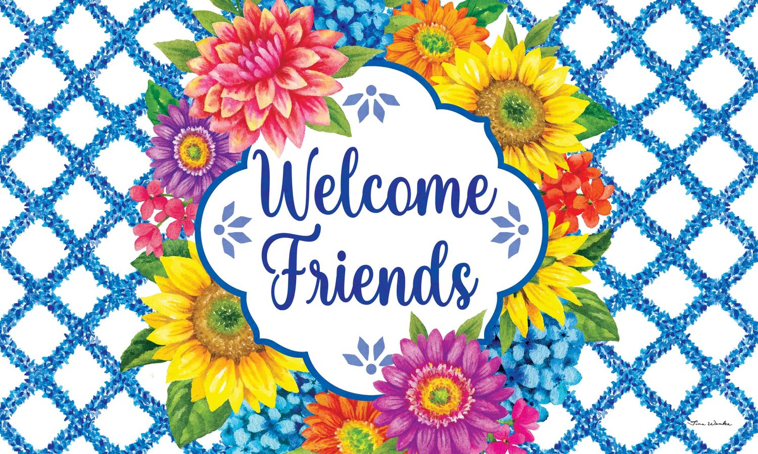 Floral Vines Mat