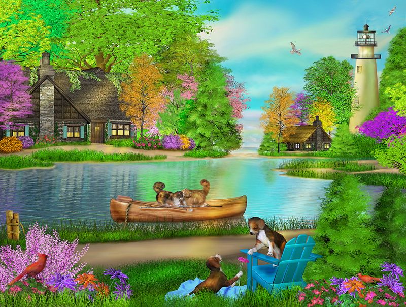 By the Shore 500 Puzzle