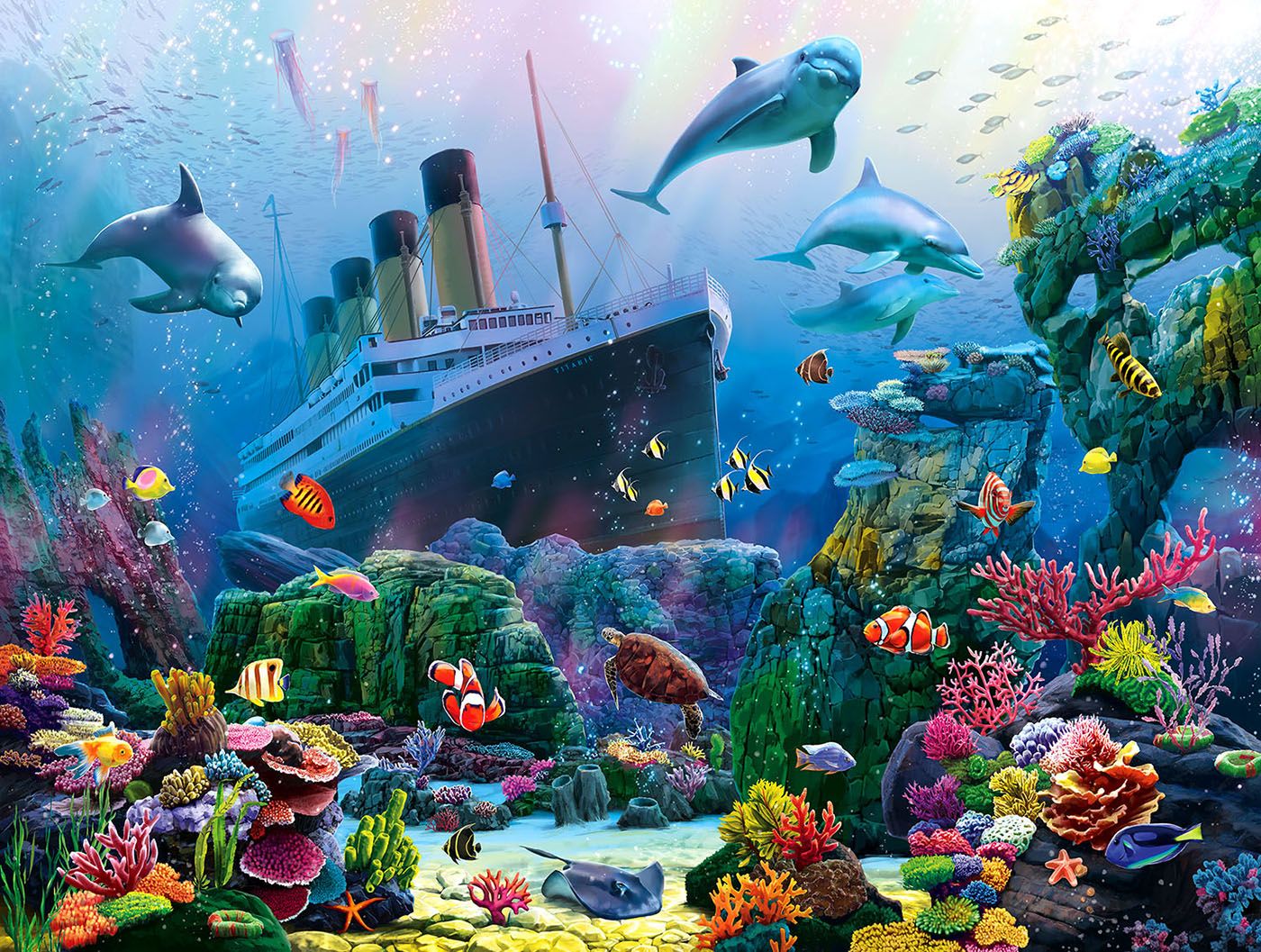 Titanic on the Sea Bed 500