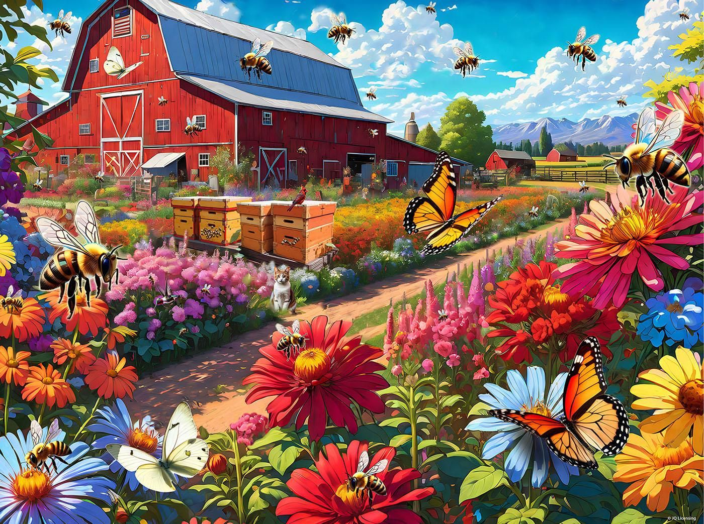 Honey Bee Farm 1000 Puzzle