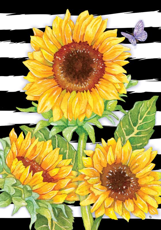 Sunflower Stripes Flag