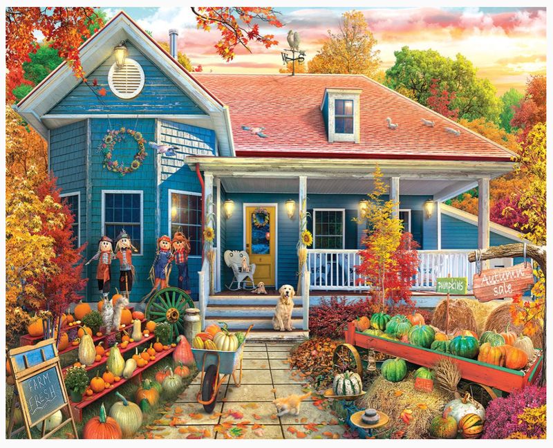 Autumn House Puzzle 1000