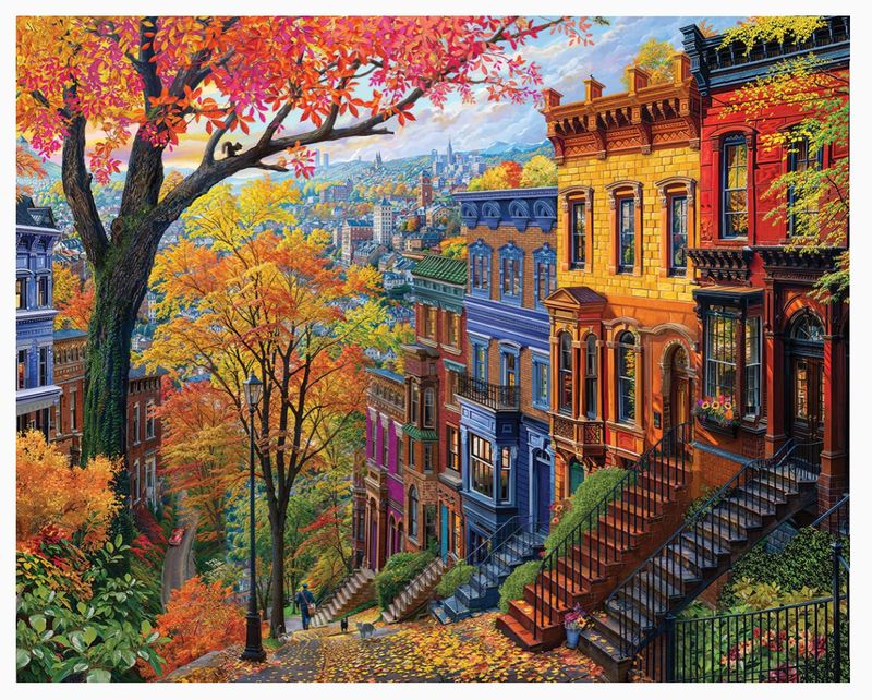 Autumn in the City Puzzle 1000