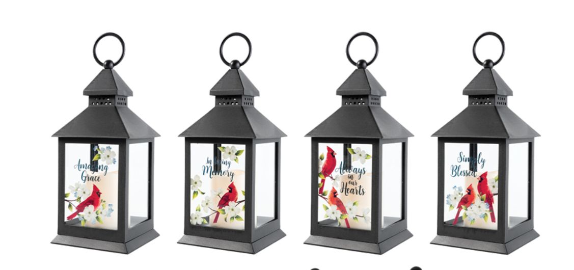 Cardinal Lantern - Asst