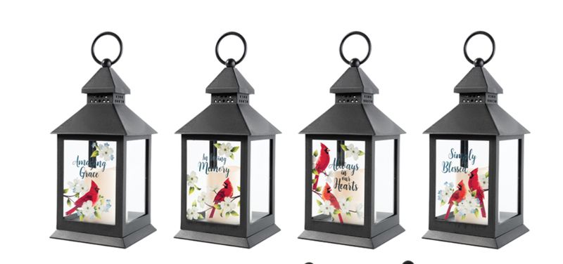 Cardinal Lantern - Asst