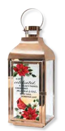 17" Copper Bereavement Lantern