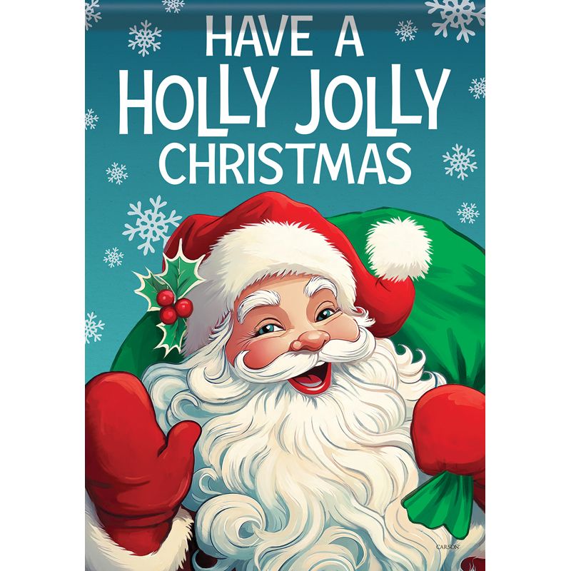 Holly Jolly Garden Dura Soft Garden Flag