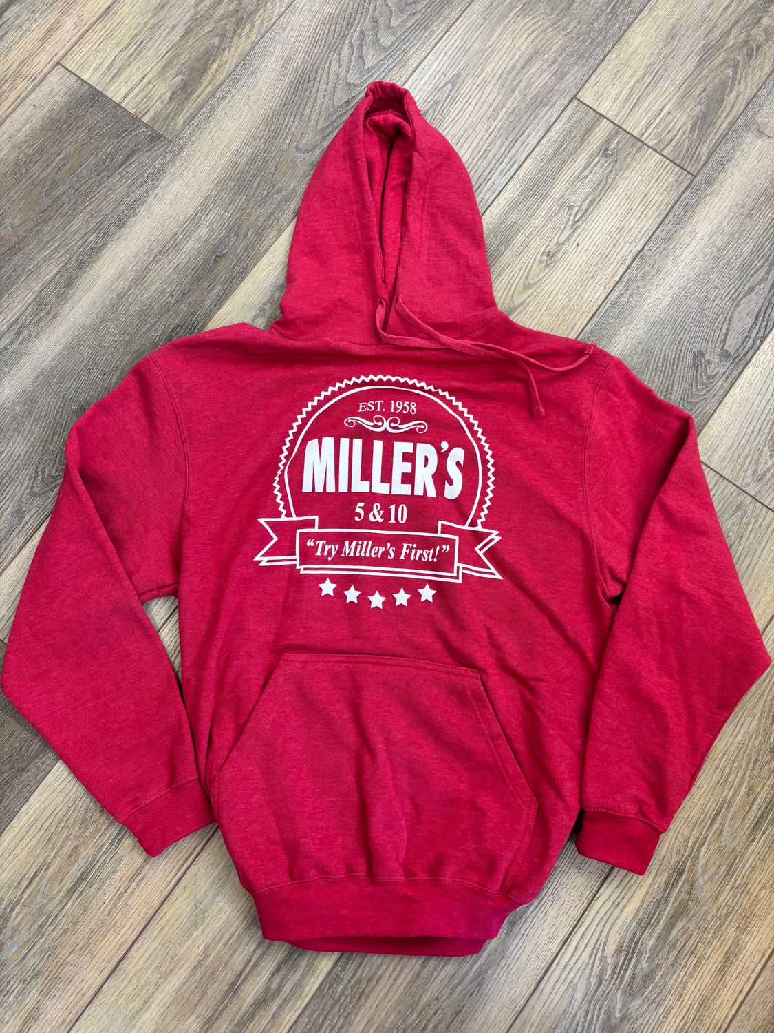 Miller’s 5&10 sweatshirt