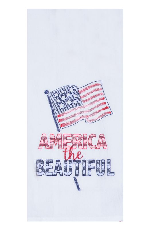 AMERICA BEAUTIFUL EMB F/S