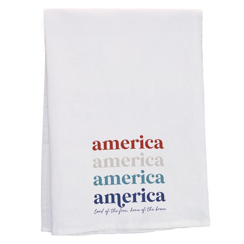 America Repeated Tea Towel