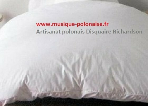 EDREDON en duvet d'oie 140x200 PIERZYNA 2500 gr.