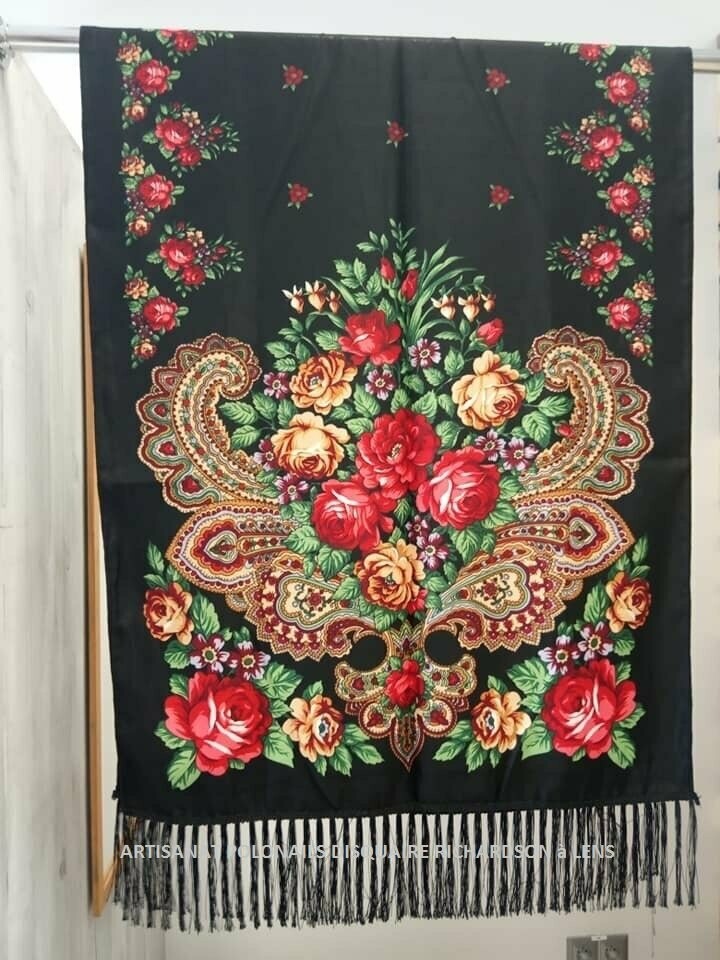 FOULARD ECHARPE FOLK POLONAIS
