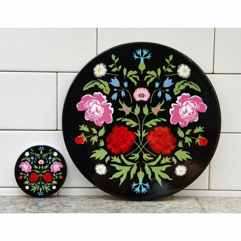 DESSOUS DE PLAT ROND FOLK