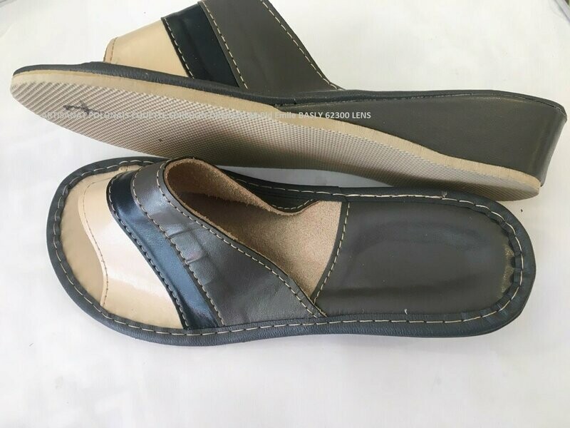 Pantoufles femme nus pieds