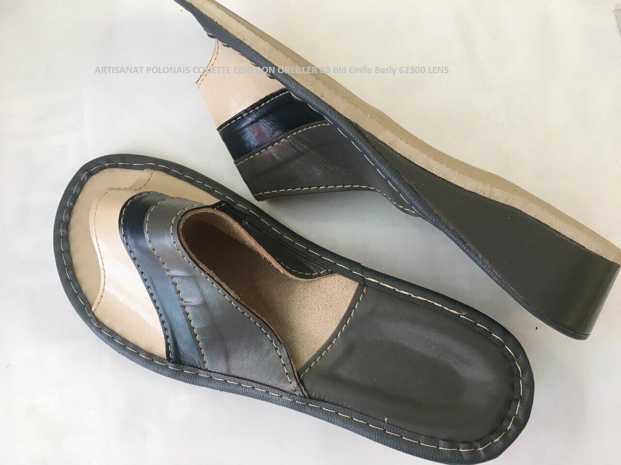 Pantoufles femme nus pieds