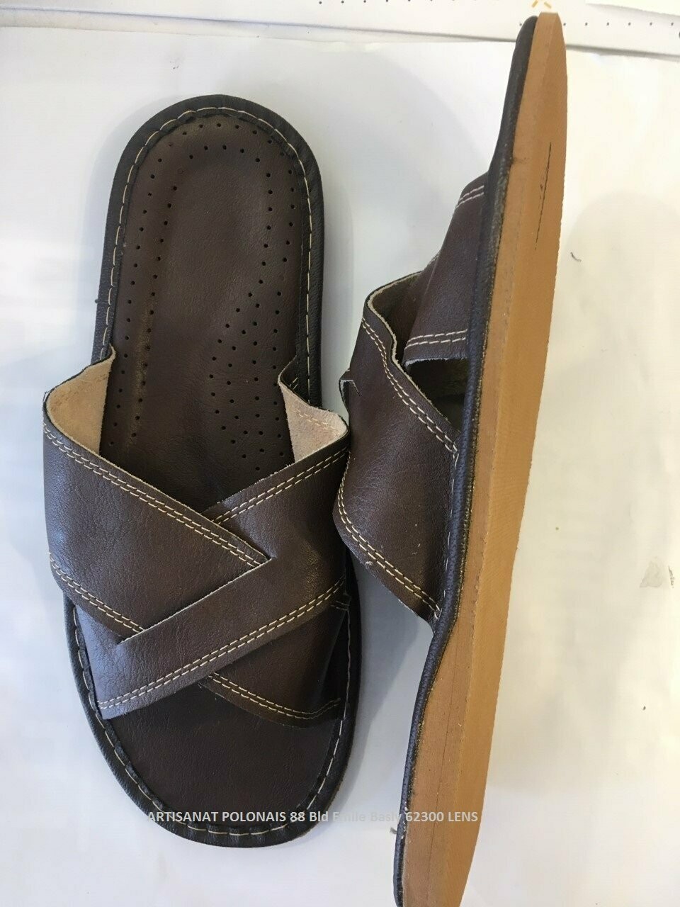 PANTOUFLES HOMME nus pieds
