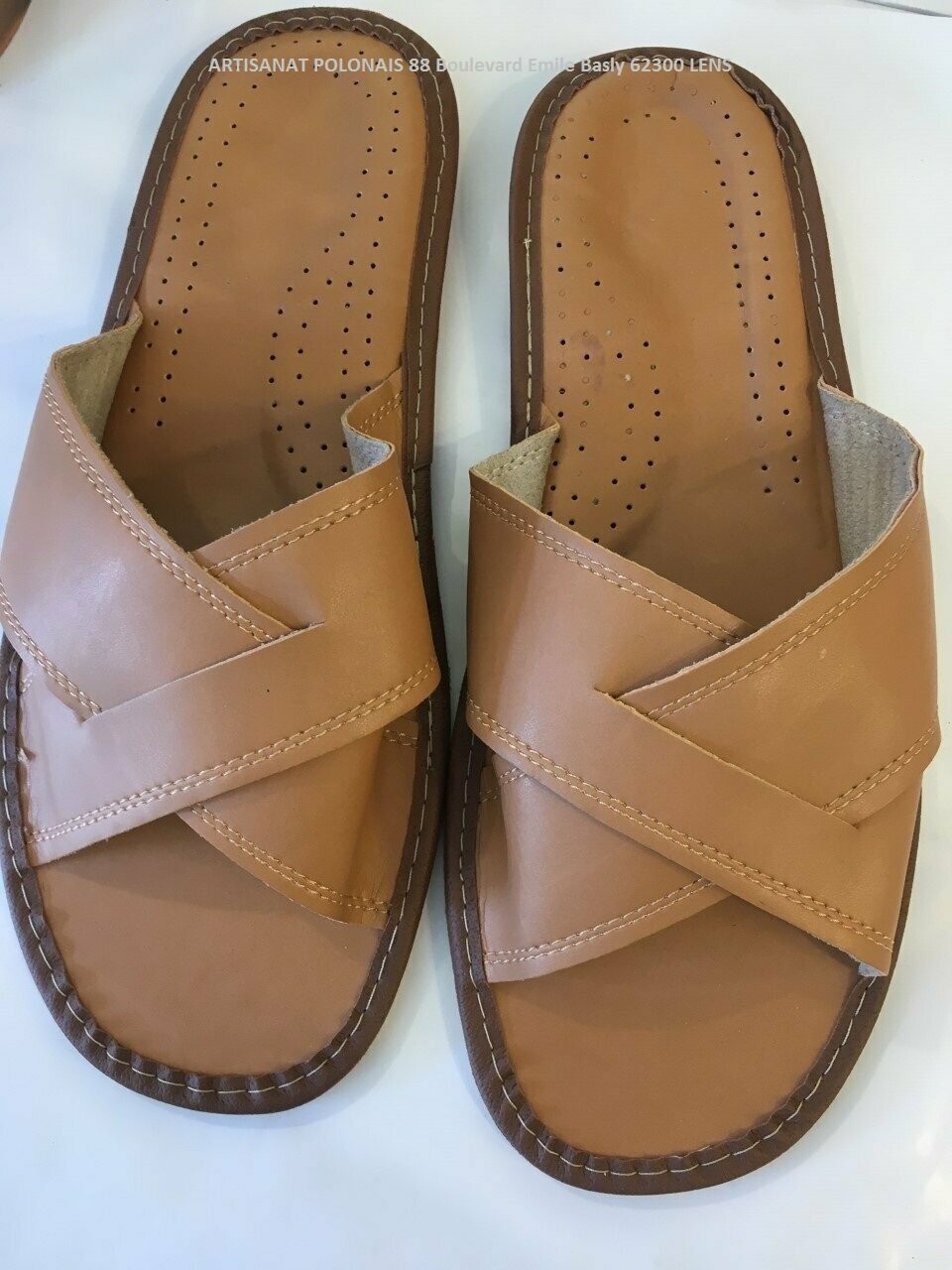 PANTOUFLES HOMME NUS PIEDS