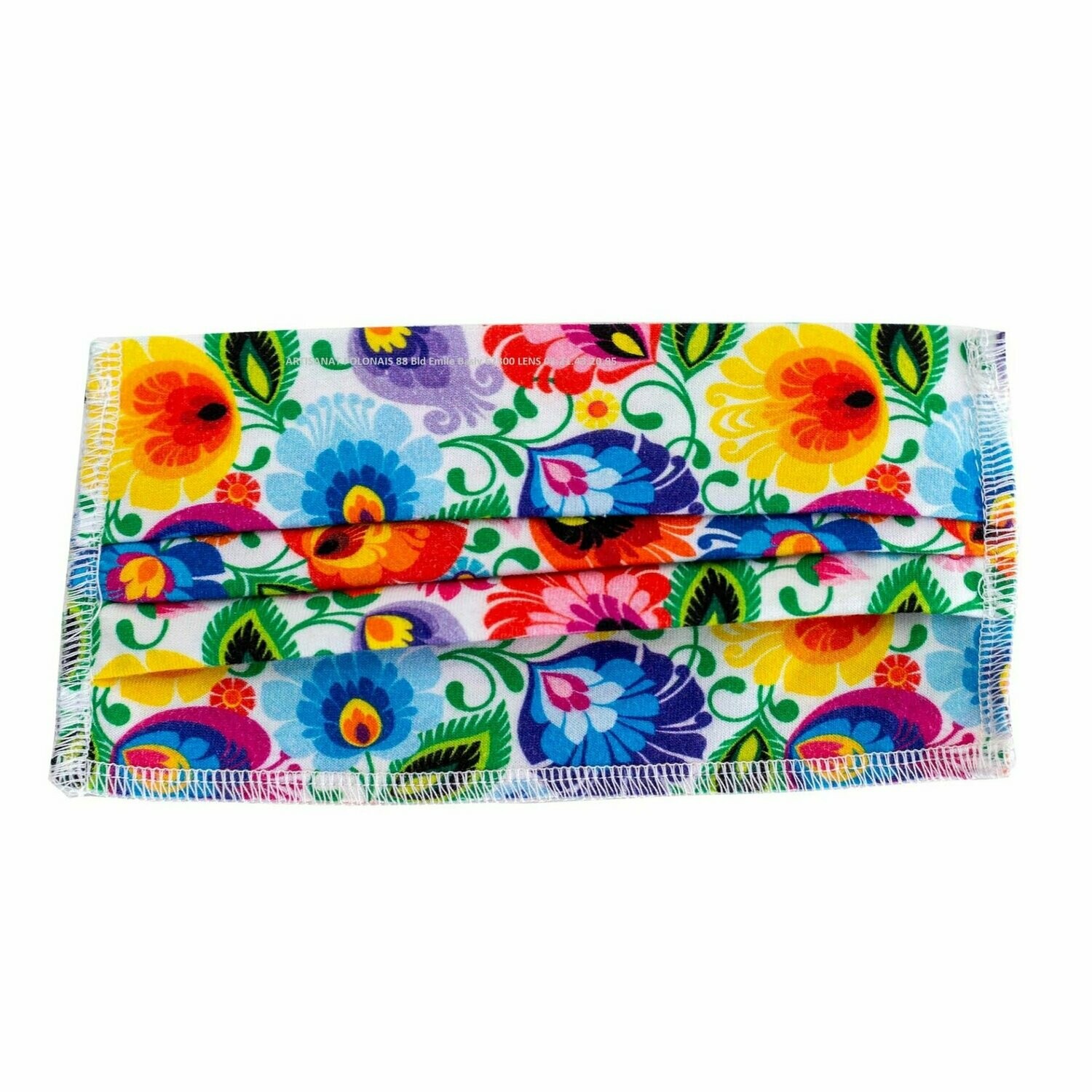 MASQUE FACIAL FOLK LOWICZ BLANC