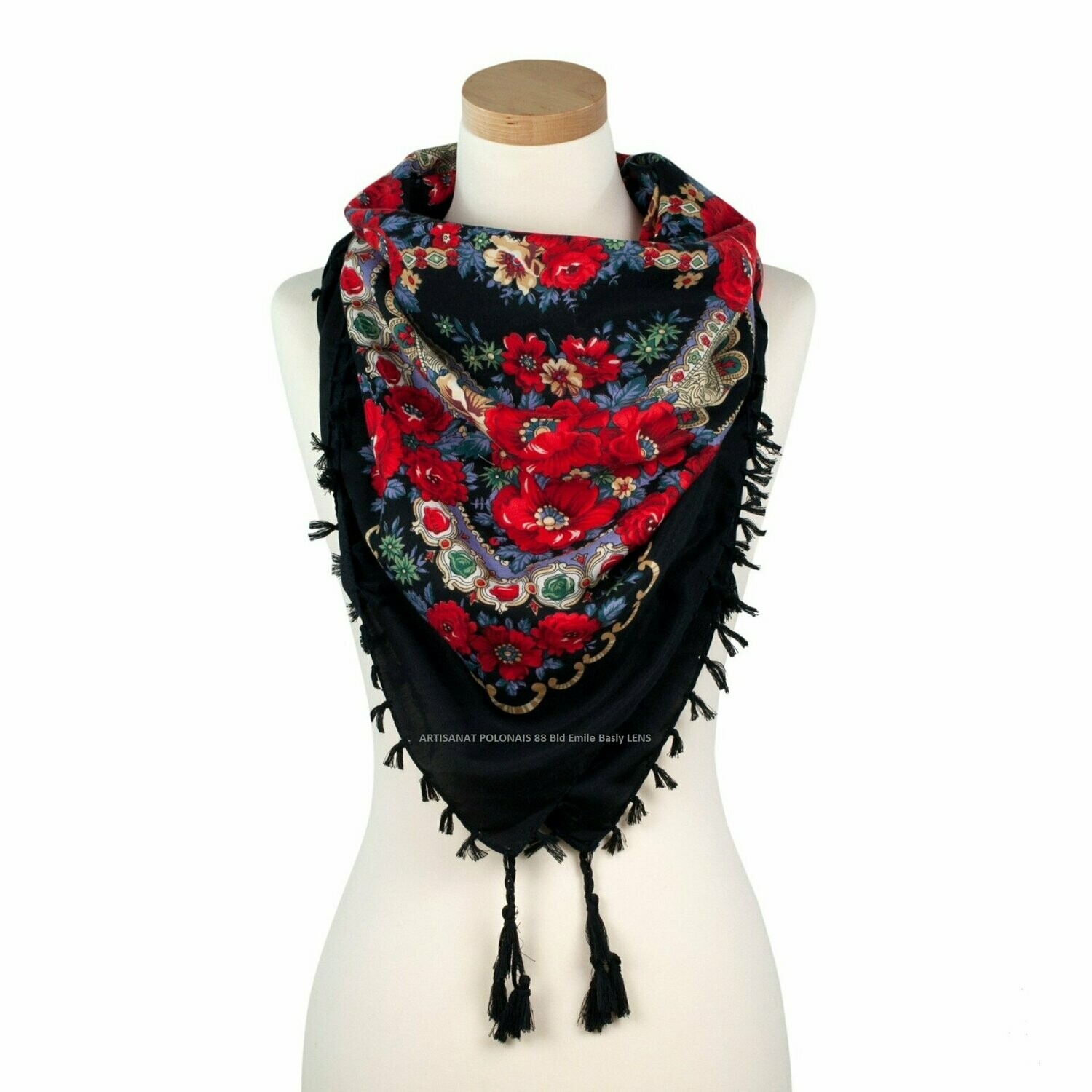 FOULARD polonais POMPONS