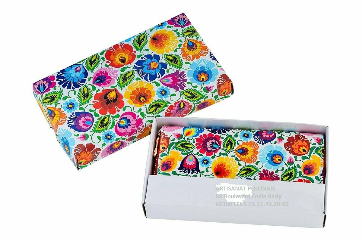 porte monnaie ou porte feuille FOLK polonais