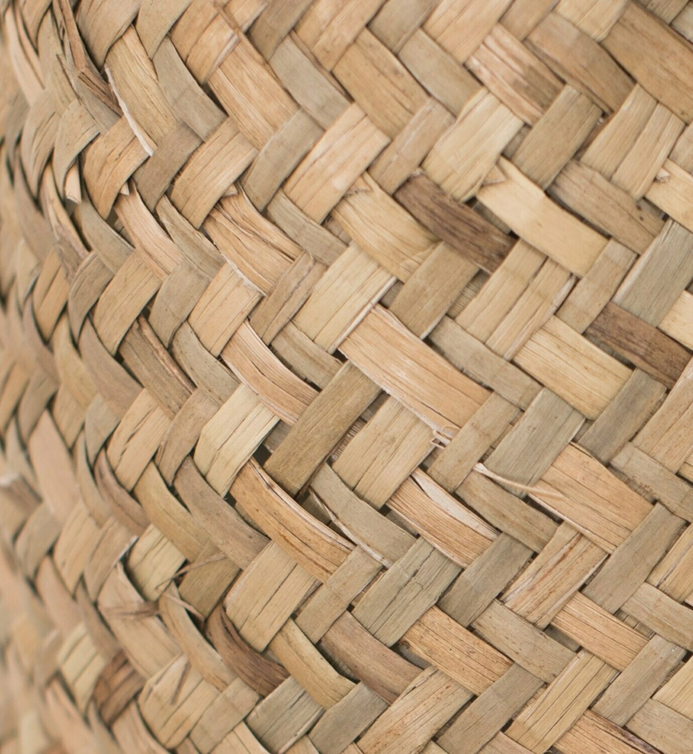 SAC panier paille Pompons