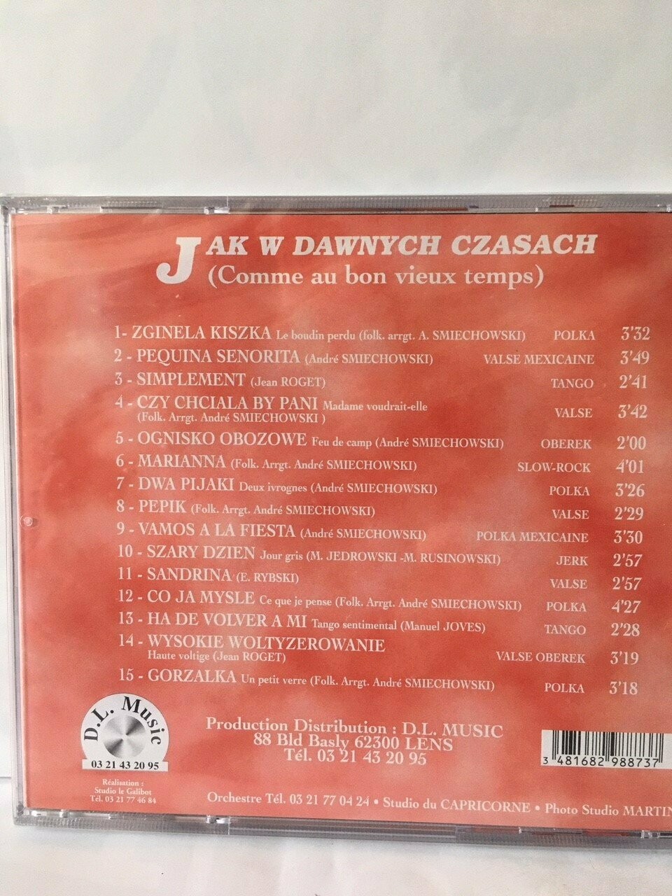 CD SMIECHOWSKI ANDRE Comme au Bon vieux Temps