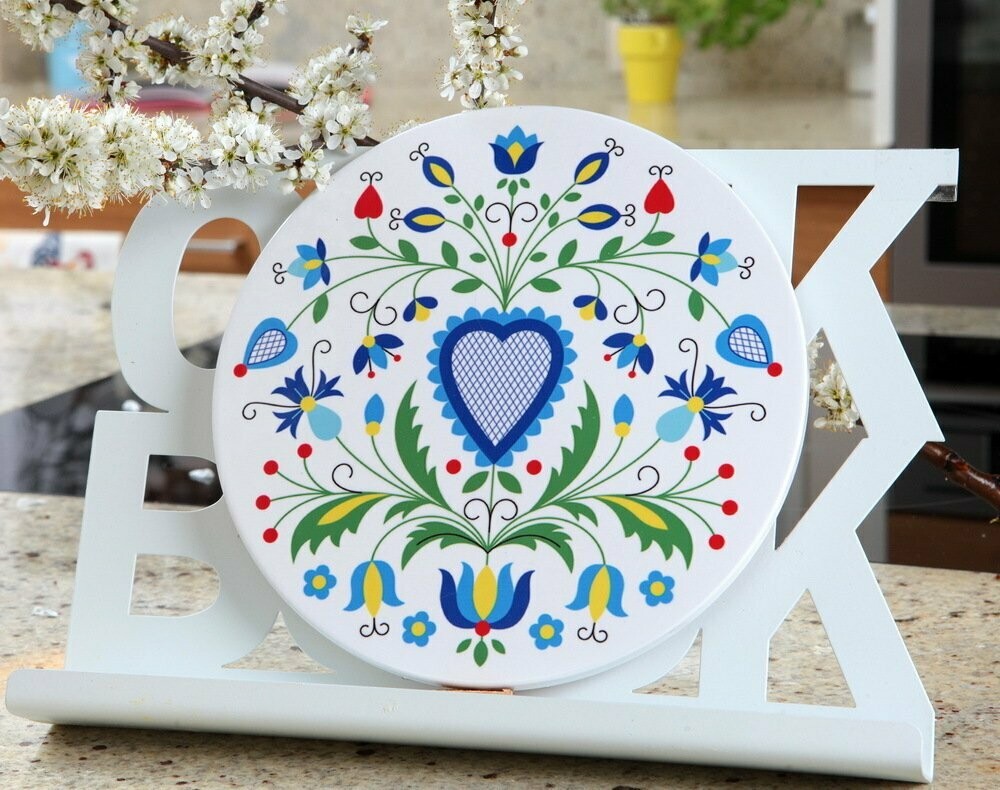 DESSOUS DE PLAT ROND CŒUR KASZUBĘ DESSOUS DE PLAT ROND CŒUR KASZUBĘ