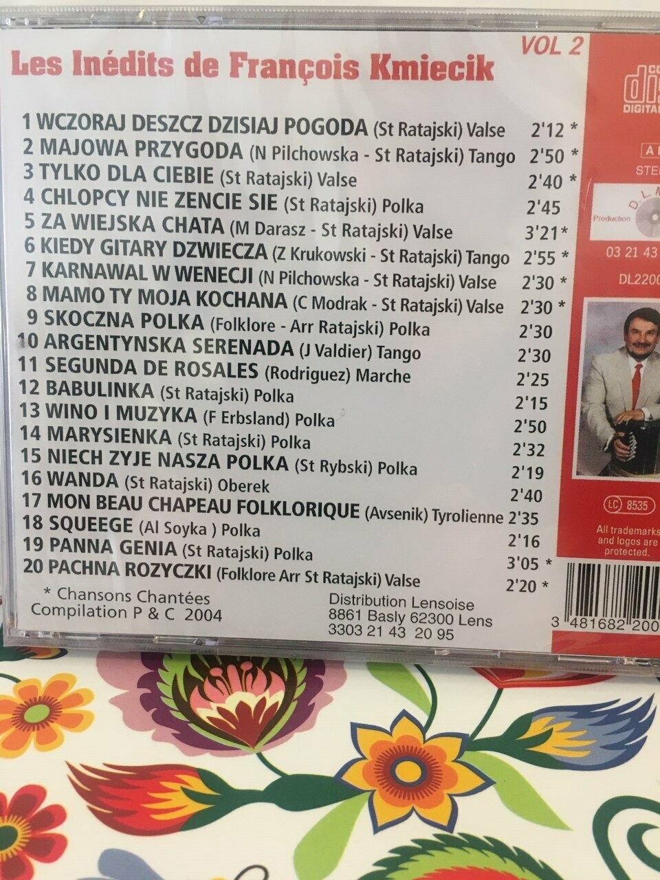CD FRANÇOIS KMIECIK les Inédits VOL 2