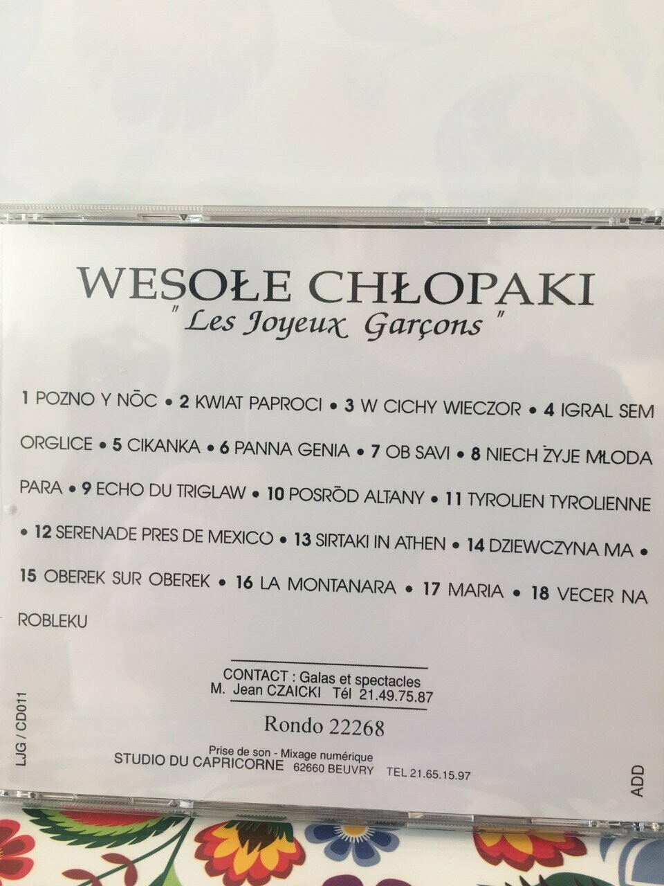 CD LES JOYEUX GARÇONS NIECH ŻYJĘ MŁODA PARA