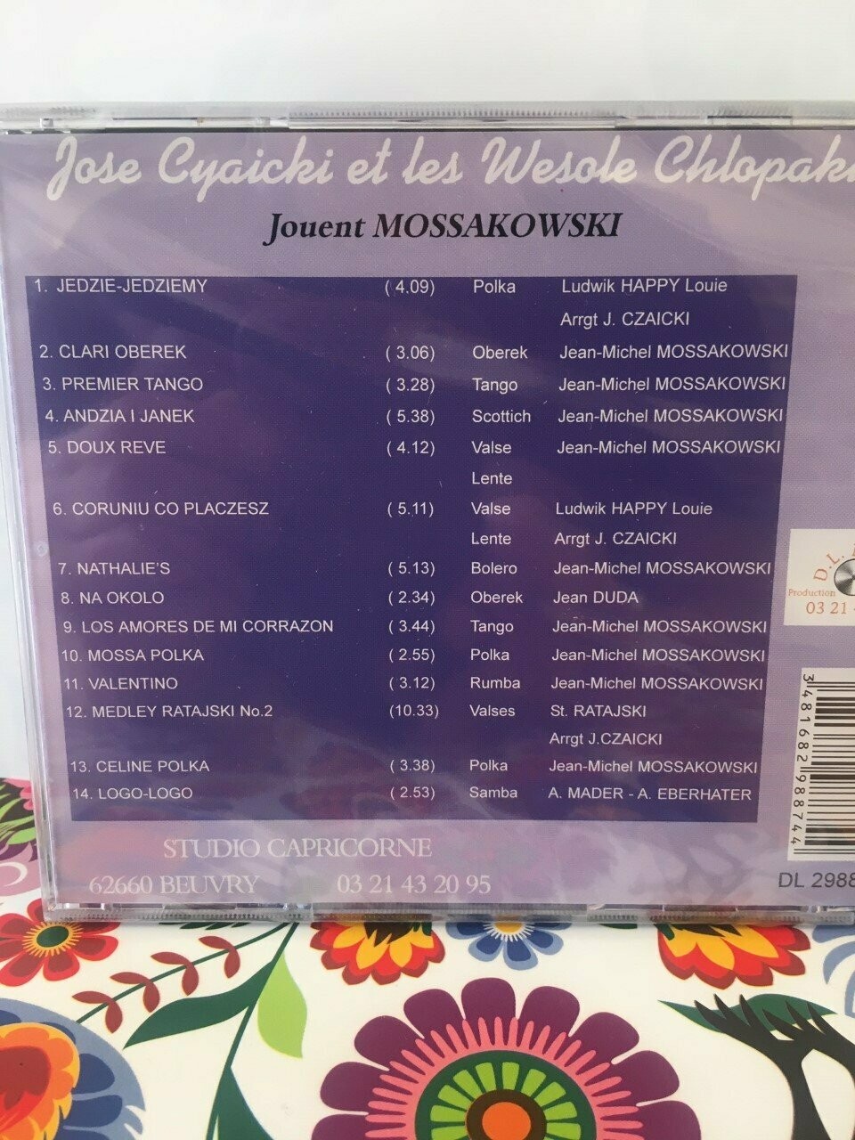 CD LES JOYEUX GARÇONS Jouent Mossakowski