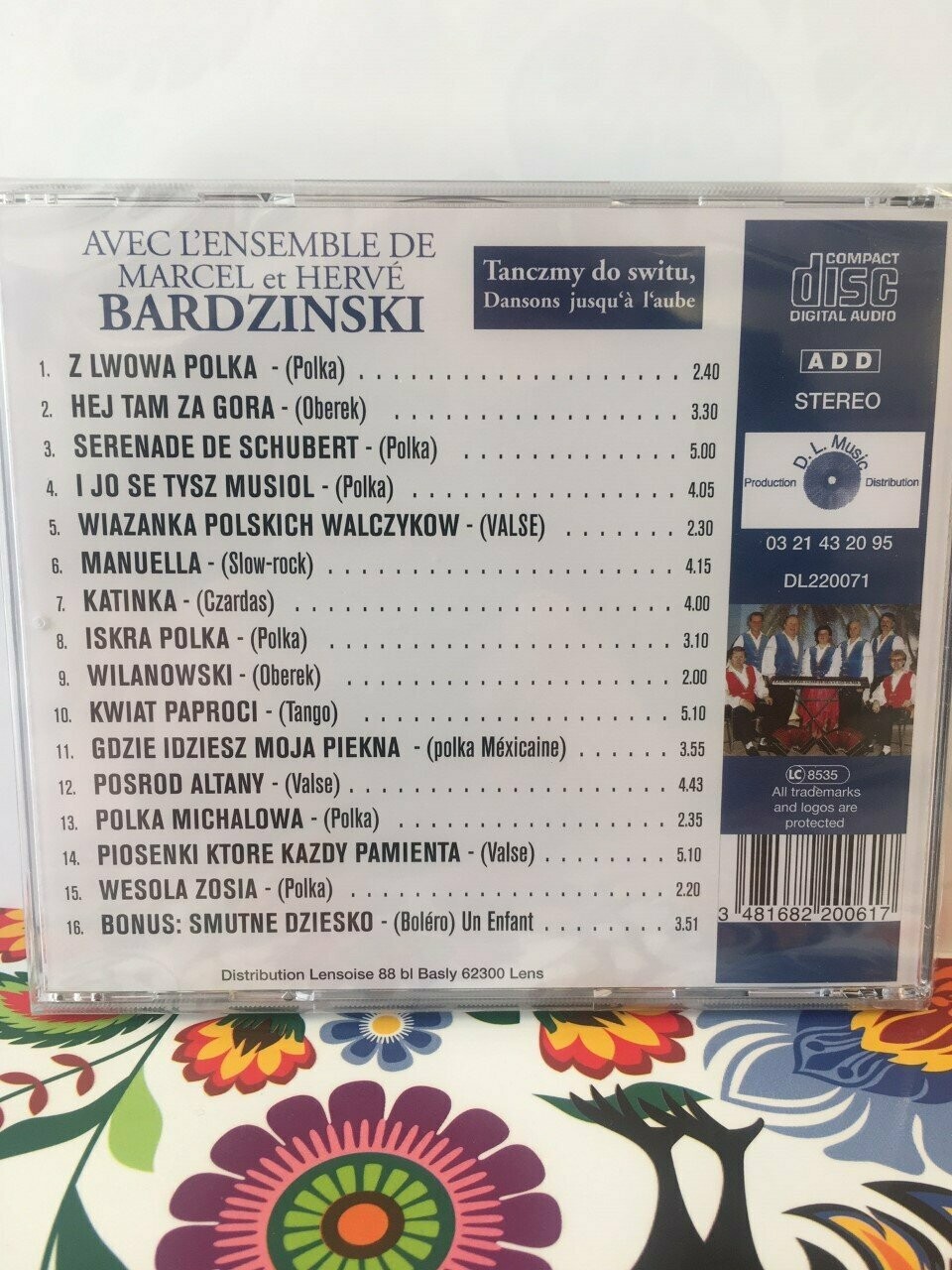 CD BARDZINSKI M et H Dansons jusqu'à l'Aube