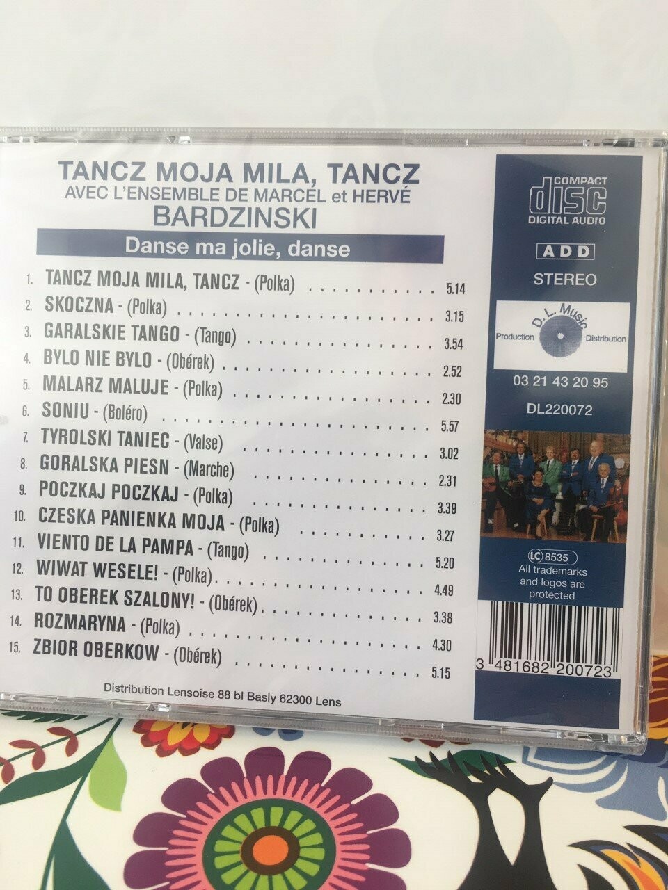 CD BARDZINSKI M et H DANSE MA JOLIE DANSE