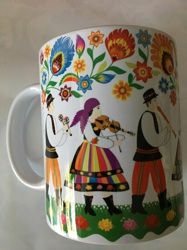 MUG folk Polonais LES MUSICIENS POLOGNE