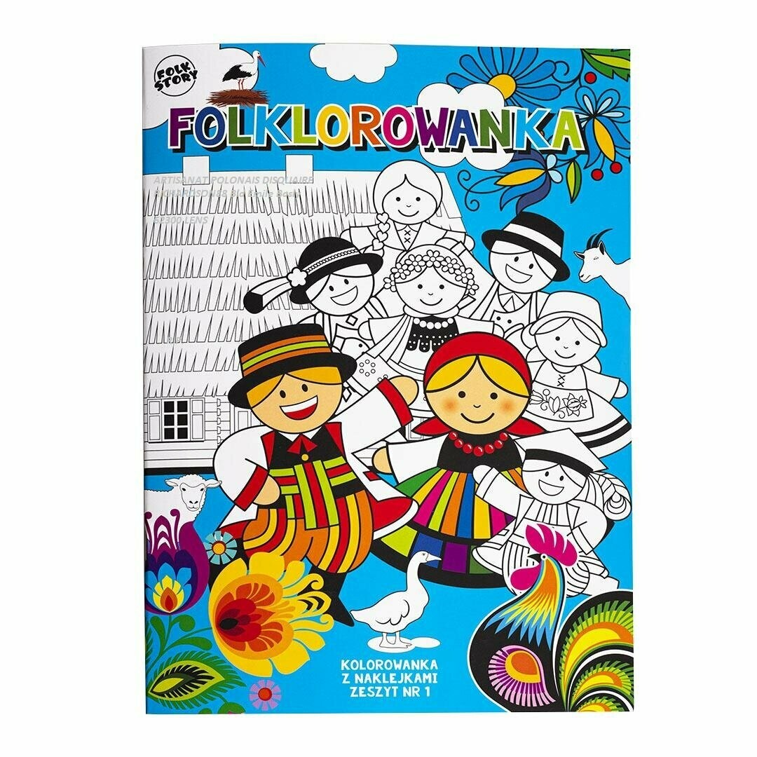 Cahier de coloriage  folk polonais